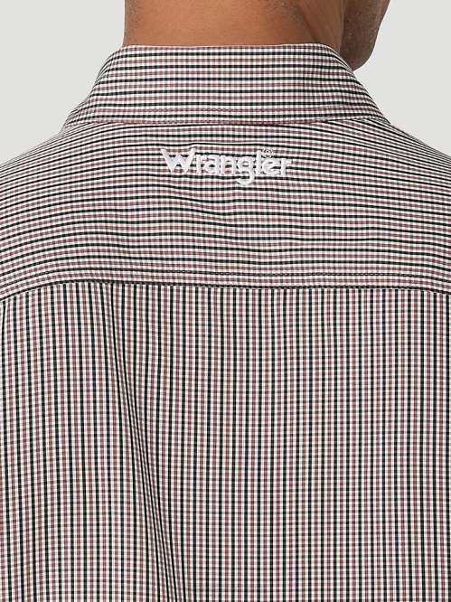 Clothing Baby Blue (112324872) Men Wrangler George Strait Short Sleeve Button Down One Pocket Print Shirt 8V2H300