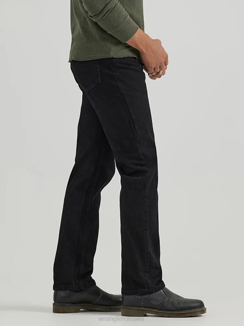 Clothing Black (10ZM100BK) Men Wrangler Authentics Regular Fit Cotton Jean 8V2H147