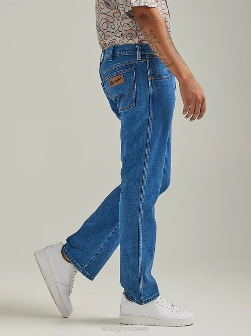 Clothing Black (10ZM100BK) Men Wrangler Authentics Regular Fit Cotton Jean 8V2H147