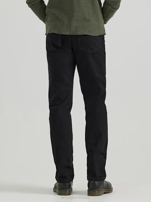 Clothing Black (10ZM100BK) Men Wrangler Authentics Regular Fit Cotton Jean 8V2H147