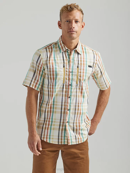 Clothing Carolina Beach (112331234) Men Wrangler ATG By Horizon Plaid Shirt 8V2H296