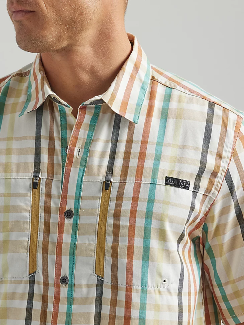 Clothing Carolina Beach (112331234) Men Wrangler ATG By Horizon Plaid Shirt 8V2H296