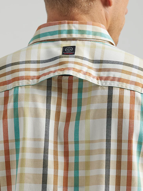 Clothing Carolina Beach (112331234) Men Wrangler ATG By Horizon Plaid Shirt 8V2H296