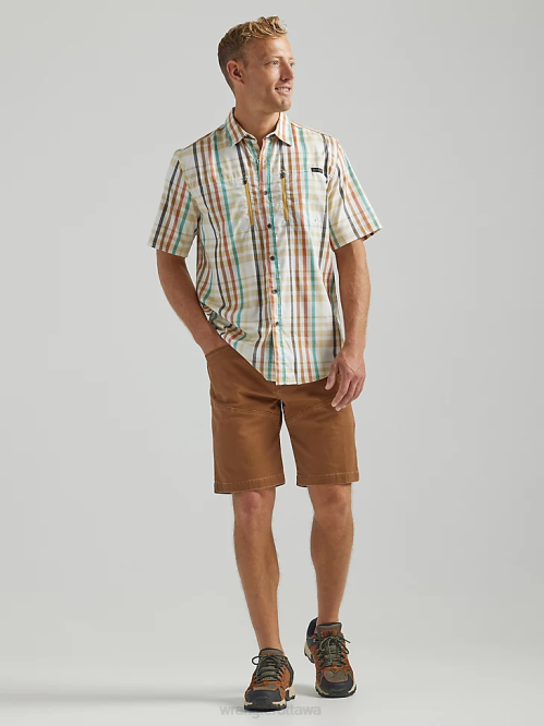 Clothing Carolina Beach (112331234) Men Wrangler ATG By Horizon Plaid Shirt 8V2H296