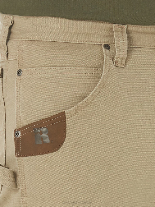 Clothing Dark Khaki (3W362DK) Men Wrangler RIGGS Workwear Stretch Ranger Cargo Short 8V2H536