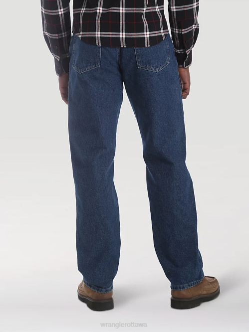 Clothing Dark Rinse (97601DR) Men Wrangler Five Star Premium Denim Relaxed Fit Jean 8V2H86