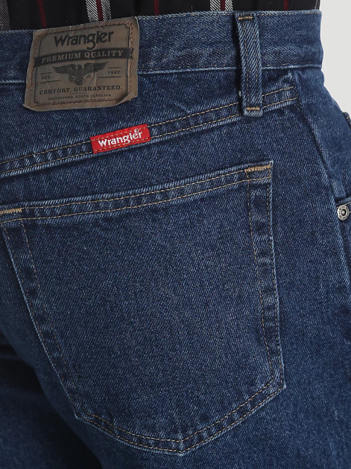 Clothing Dark Rinse (97601DR) Men Wrangler Five Star Premium Denim Relaxed Fit Jean 8V2H86