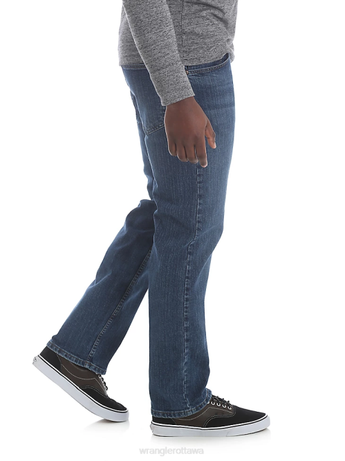 Clothing Dark Stonewash (96FXVSD) Men Wrangler Five Star Premium Denim Flex For Comfort Regular Fit Jean 8V2H139
