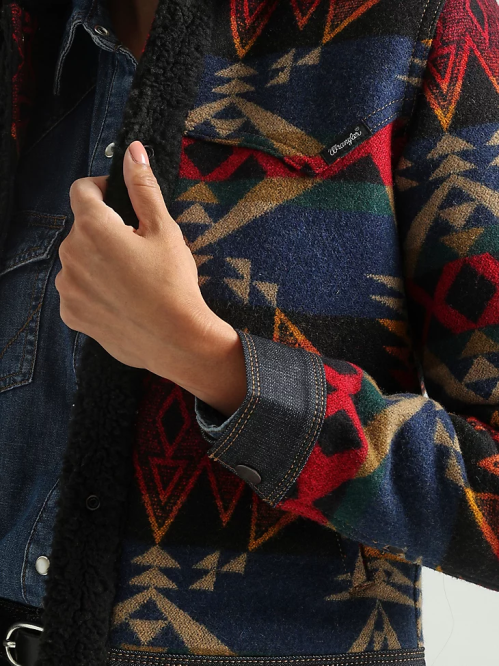 Clothing Golden Khaki (112318477) Women Wrangler RIGGS Tough Layers Sherpa Lined Canvas Jacket 8V2H863