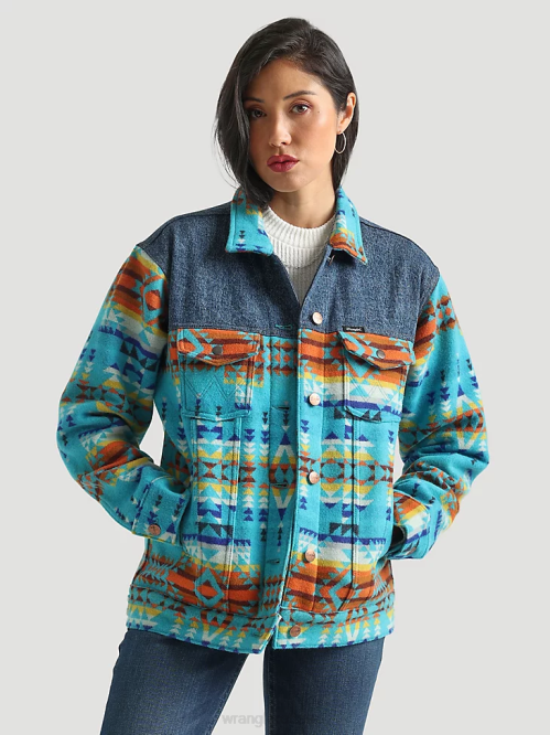 Clothing Golden Khaki (112318477) Women Wrangler RIGGS Tough Layers Sherpa Lined Canvas Jacket 8V2H863