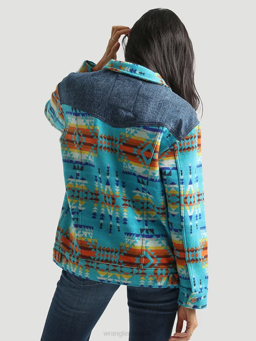 Clothing Golden Khaki (112318477) Women Wrangler RIGGS Tough Layers Sherpa Lined Canvas Jacket 8V2H863