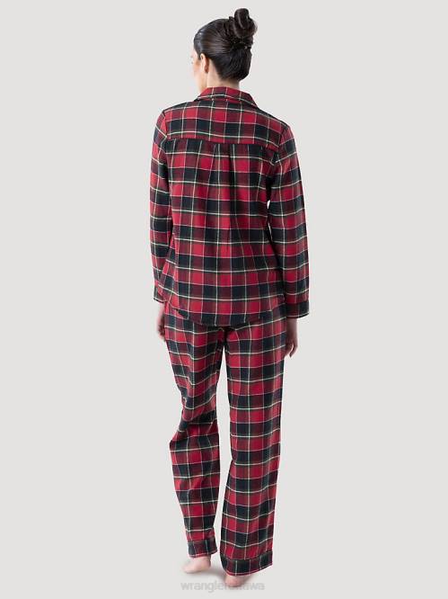 Clothing Red (112330413) Women Wrangler Merry Plaid Sleep Set 8V2H928