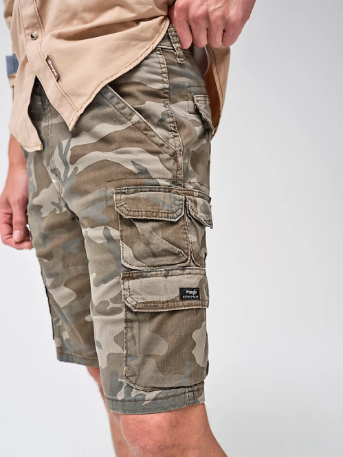 Clothing Shadow Brown Camo (112336366) Men Wrangler Five Star Premium Stacked Cargo Short 8V2H533