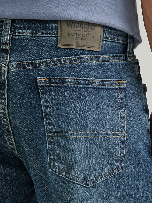 Clothing Smoke (ZM3CSSM) Men Wrangler Authentics Relaxed Fit Comfort Flex Jean 8V2H199