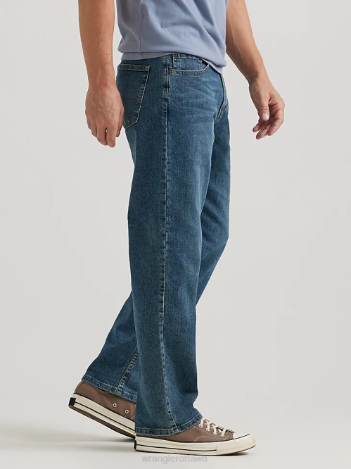 Clothing Smoke (ZM3CSSM) Men Wrangler Authentics Relaxed Fit Comfort Flex Jean 8V2H199
