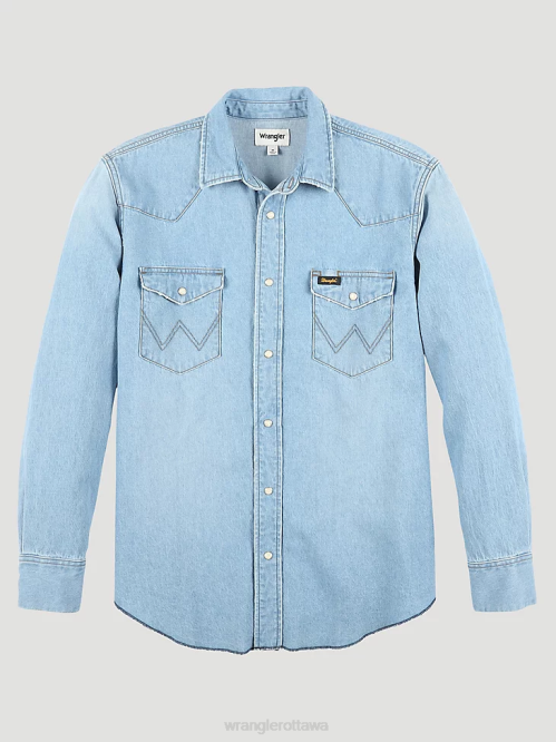 Clothing Sunfade (112335476) Men Wrangler Heritage Workshirt 8V2H475