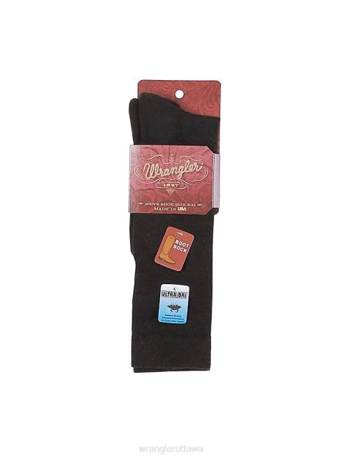Wrangler Accessories Black (SOC002B) Men Classic Boot Sock 8V2H726
