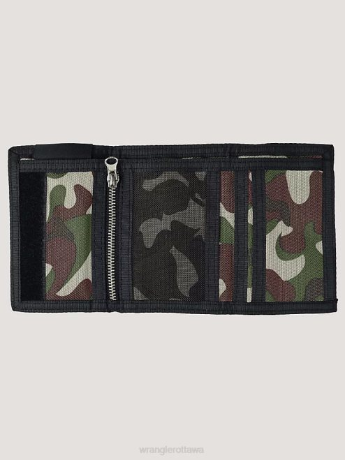 Wrangler Accessories Black/Camo (112322141) Men ATG Camo Canvas Wallet 8V2H644