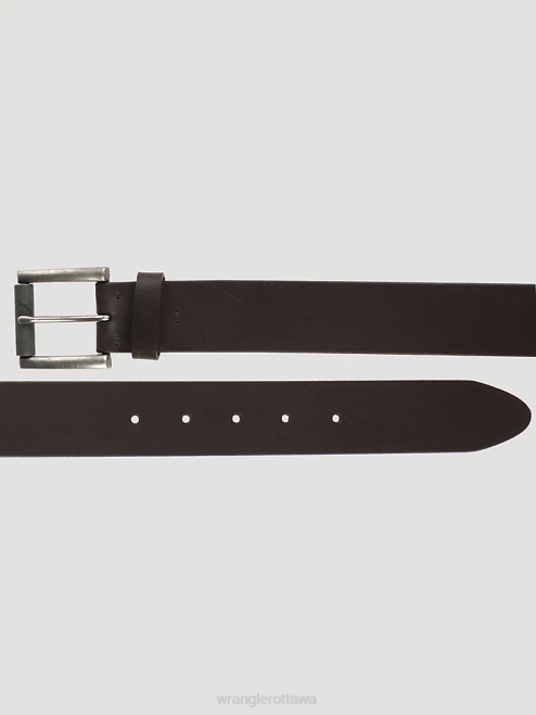 Wrangler Accessories Brown (112347106) Men Stitched Leather Belt 8V2H700