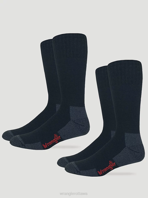 Wrangler Accessories Grey (112351416) Men Steel Toe Ultra-Dri Socks (2-pack) 8V2H695