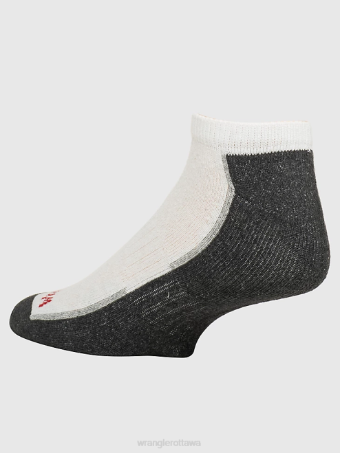 Wrangler Accessories White (112318613) Men Cushioned Ankle Socks (6-Pack) 8V2H724