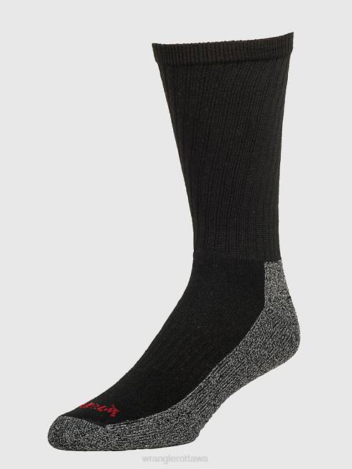 Wrangler Accessories White (112318619) Men Performance Crew Work Socks (6-Pack) 8V2H720