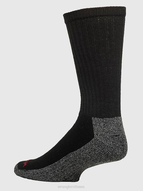 Wrangler Accessories White (112318619) Men Performance Crew Work Socks (6-Pack) 8V2H720