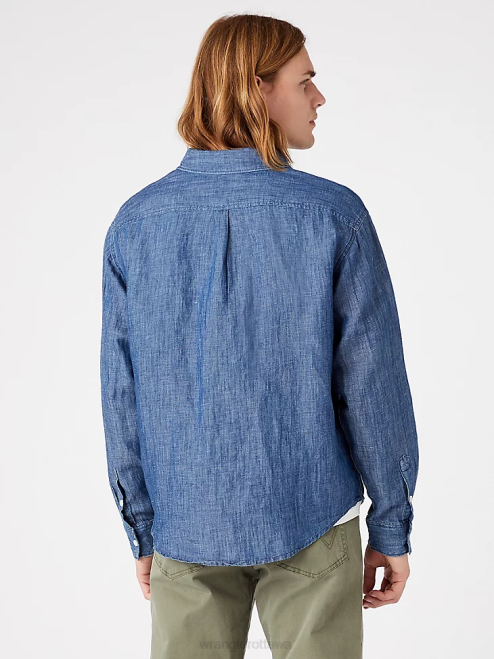 Wrangler Clothing Amethyst City (112336166) Men Eco-Friendly Plaid Short Sleeve Camp Shirt 8V2H397