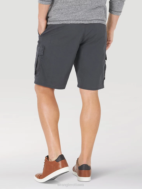 Wrangler Clothing Anthracite (10ZM6ACAH) Men Authentics Stretch Cargo Short 8V2H559
