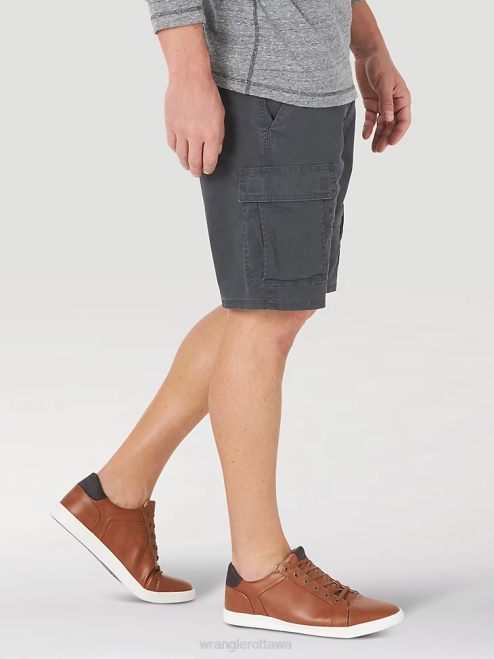 Wrangler Clothing Anthracite (10ZM6ACAH) Men Authentics Stretch Cargo Short 8V2H559