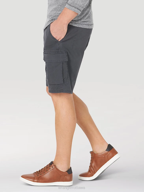 Wrangler Clothing Anthracite (10ZM6ACAH) Men Authentics Stretch Cargo Short 8V2H559