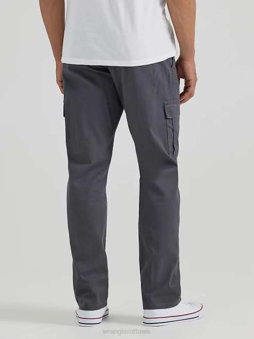Wrangler Clothing Anthracite (10ZM7ABAH) Men Authentics Relaxed Stretch Cargo Pant 8V2H235