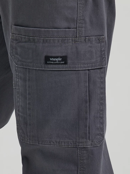 Wrangler Clothing Anthracite (10ZM7ABAH) Men Authentics Relaxed Stretch Cargo Pant 8V2H235