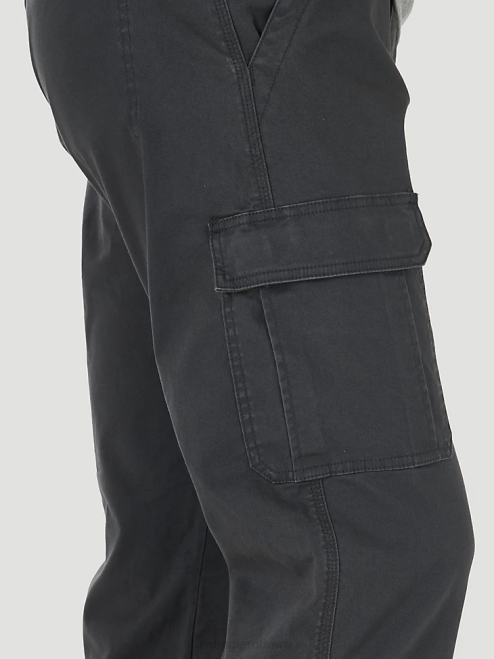 Wrangler Clothing Anthricite (70ABWAH) Men Five Star Premium Relaxed Fit Flex Cargo Pant 8V2H222