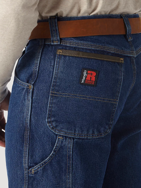 Wrangler Clothing Antique Indigo (3W020AI) Men RIGGS Workwear Carpenter 8V2H156