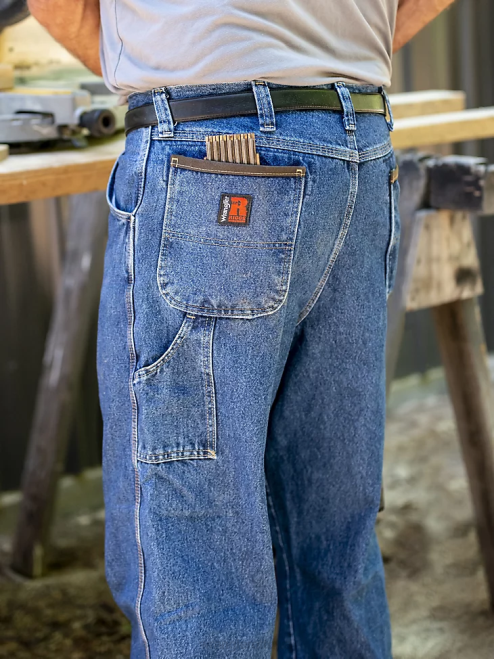 Wrangler Clothing Antique Indigo (3W020AI) Men RIGGS Workwear Carpenter 8V2H156