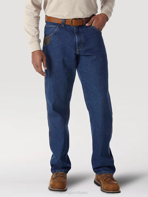 Wrangler Clothing Antique Indigo (3W020AI) Men RIGGS Workwear Carpenter 8V2H656