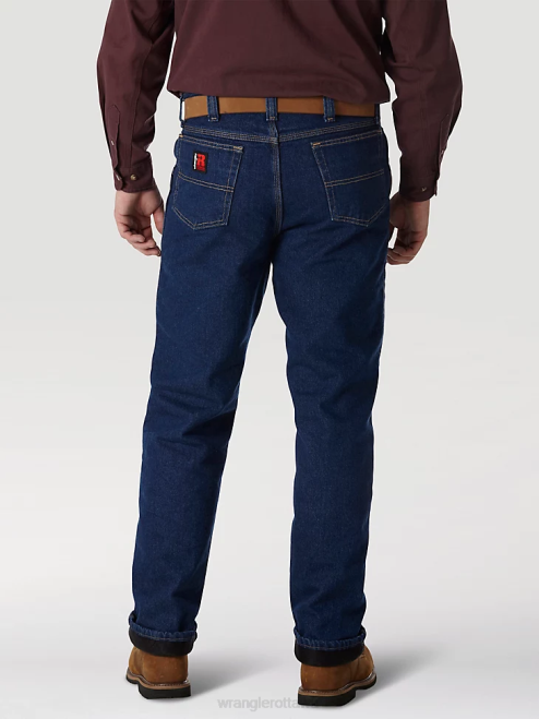 Wrangler Clothing Antique Indigo (3W055TH) Men RIGGS Workwear Quilted Lined Five Pocket Jean 8V2H191
