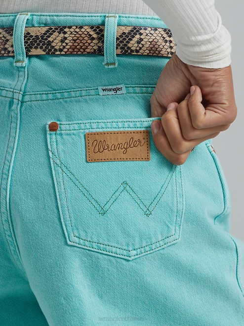 Wrangler Clothing Aquarius (112334596) Women High Rise A-line Cut-Off Short 8V2H842