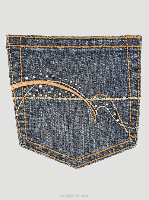 Wrangler Clothing Autumn Gold (WUT74AG) Women AuInstantly Slimming Jean 8V2H751