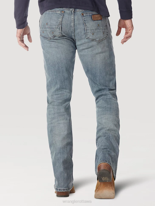 Wrangler Clothing BR Wash (77MWZBR) Men Retro Slim Fit Bootcut Jean 8V2H8