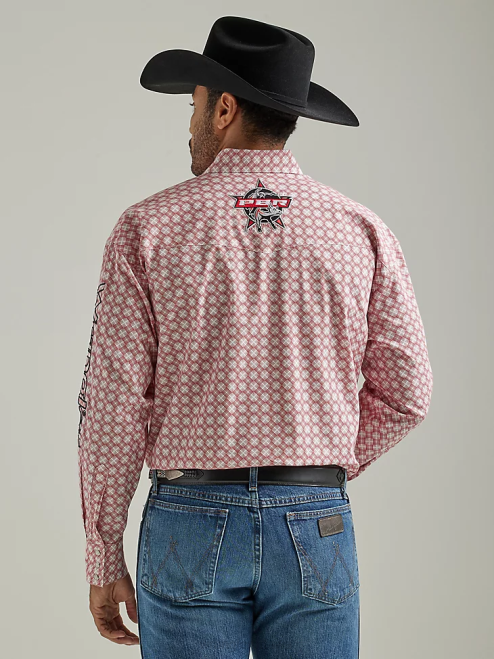 Wrangler Clothing Baby Blue (112324654) Men Fashion Snap Short Sleeve Western Snap Plaid Shirt 8V2H457