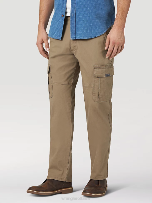 Wrangler Clothing Barley (70ABWBY) Men Five Star Premium Relaxed Fit Flex Cargo Pant 8V2H223