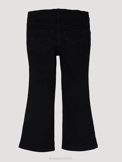 Wrangler Clothing Black (1009MWGBB) Girls Premium Patch Jean 8V2H1043