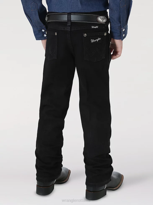 Wrangler Clothing Black (1013JSEWK) Boys Little Silver Edition Jean 8V2H1027