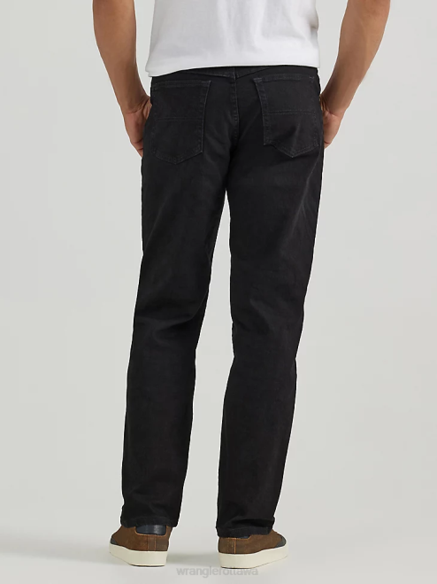 Wrangler Clothing Black (10ZM200FB) Men Authentics Relaxed Fit Flex Jean 8V2H101