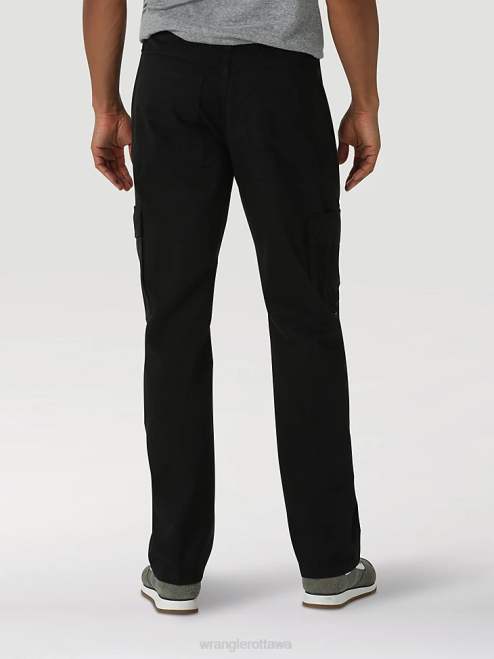 Wrangler Clothing Black (10ZM6LGBL) Men Authentics Relaxed Cargo Pant 8V2H245