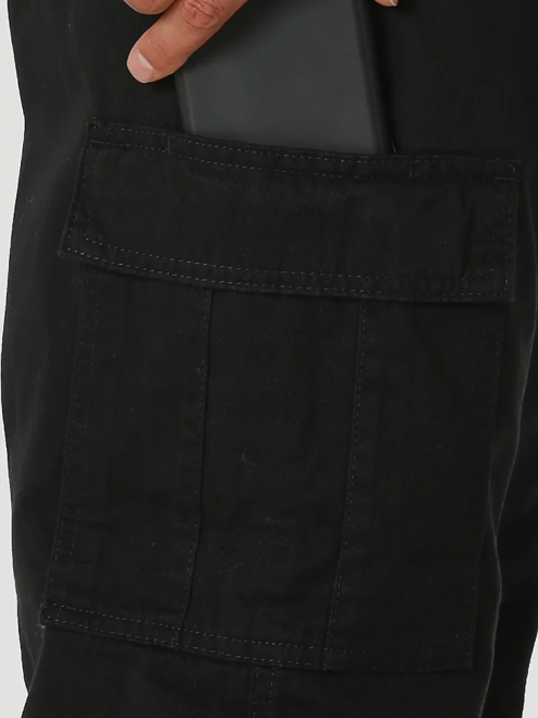 Wrangler Clothing Black (10ZM6LGBL) Men Authentics Relaxed Cargo Pant 8V2H245