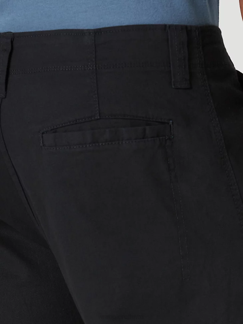 Wrangler Clothing Black (10ZM7ABBL) Men Authentics Relaxed Stretch Cargo Pant 8V2H233