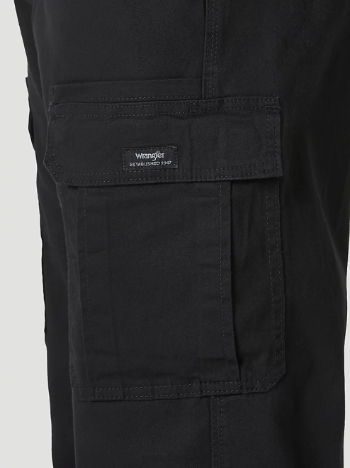 Wrangler Clothing Black (10ZM7ABBL) Men Authentics Relaxed Stretch Cargo Pant 8V2H233
